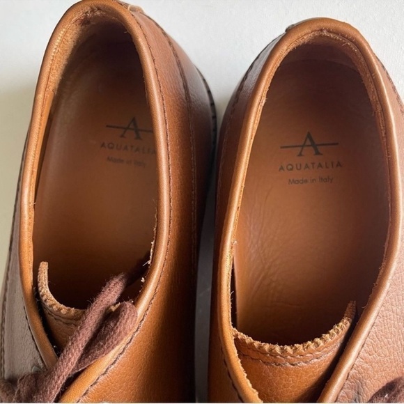 AQUATALIA Men's Derby lace up Shoes Size 11 Leather - Picture 5 of 10